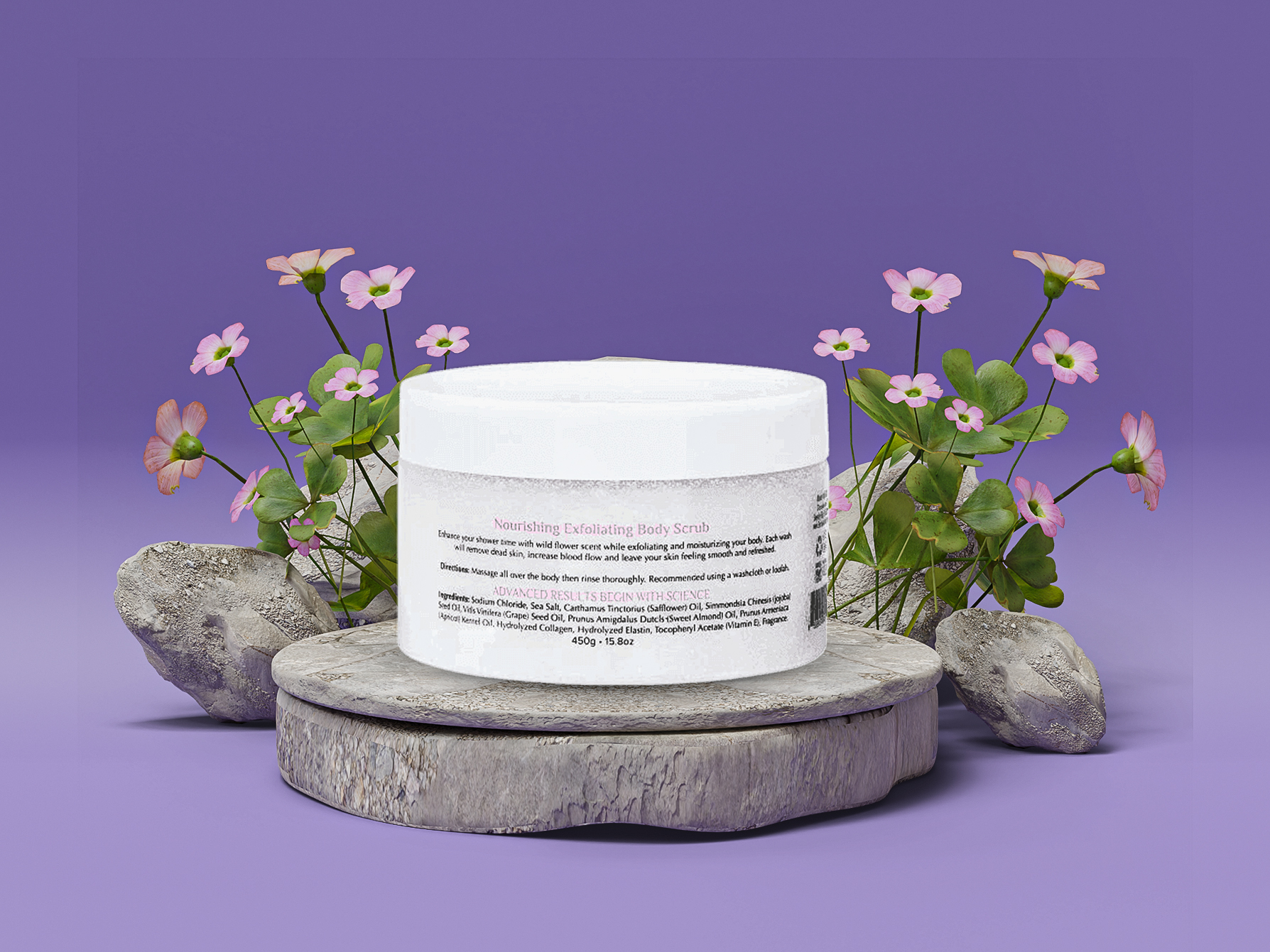 Exfoliating Body Scrub Wild Flower (2)