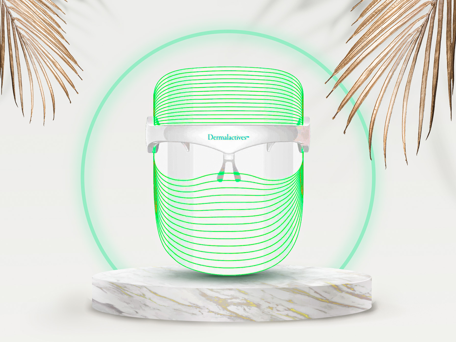 Light Therapy LED Green Mask